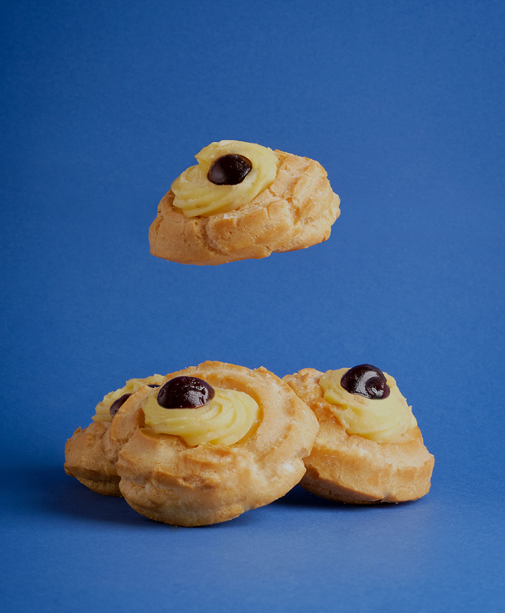 Dettaglio della Zeppola San Giorgio