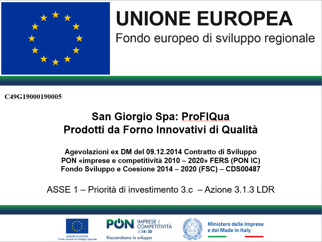 Agevolazione ex DM del 09.12.2014 Contratto di Sviluppo – PON “ Imprese e Competività 2010-2020”